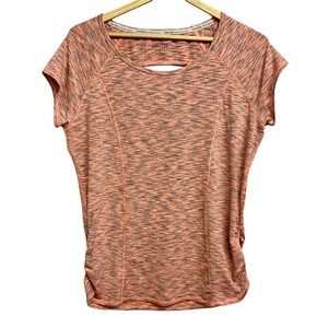 Calvin Klein Performance Quick Dry Space Dye Activewear Short Sleeve Top Size L